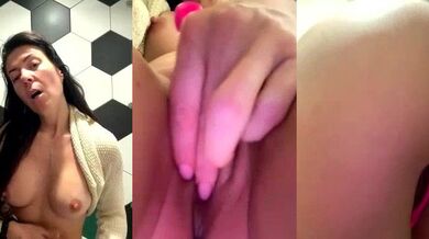 Eveangelll's anal play with a squirt-shaven dildo-or-vibrator milf