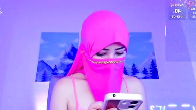 Eyad_Hashim's massive nips and tight ass get pegged in hot striptease POV