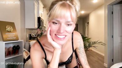 ohbabykelly - Porn Video [Bongacams]: charming performer, satisfying solo moment, popular internet personality
