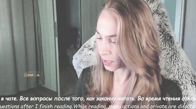 eva-adamova - Porn Video [Bongacams]: lively broadcaster, beautiful assets, angelic enchantress