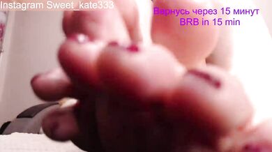 Sweet-Kate333 - Porn Video [Bongacams]: huge dildo, alluring ass, caught on webcam