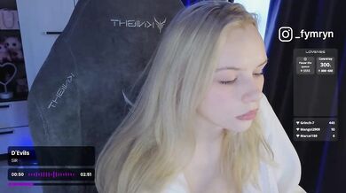 fymryn - Porn Video [Bongacams]: visual broadcast, elegant posture, radiant cleavage