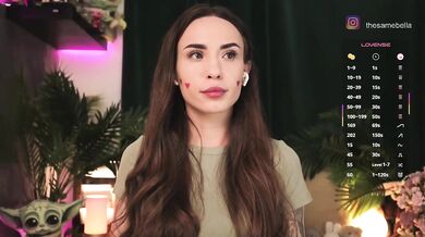 IzabellaOne - Porn Video [Bongacams]: sensual décolletage, wants to start touching pussy, radiant bosom