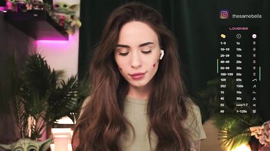 IzabellaOne - Porn Video [Bongacams]: sensual décolletage, wants to start touching pussy, radiant bosom