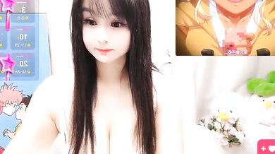 Lsa-belle's tight asian pussy gets a private tease on cam2cam