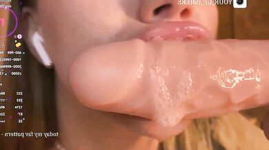 Your Girlfriend is Here: Watch her get her tight ass pounded with big toys in a hot, naked orgy!