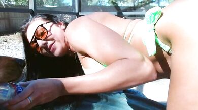 Dazeydo's mesmerizing orbs are the perfect counterpoint to her record-breaking curves in this Club Only Fun video.