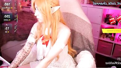 Yourcutewaifu's stunning nude body is waiting for a hot release