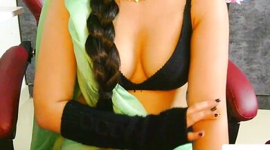 Aliyadsouza's steamy striptease & doggy-style creampie - Asian cutie's tight ass gets a rough