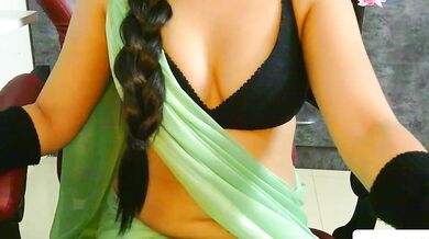 Aliyadsouza's steamy striptease & doggy-style creampie - Asian cutie's tight ass gets a rough