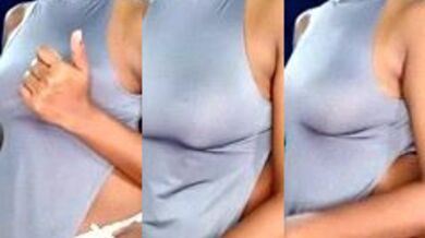 Watch Midnight_Blossom strip down & squirt in a steamy shower with her tiny Indian titties on display!