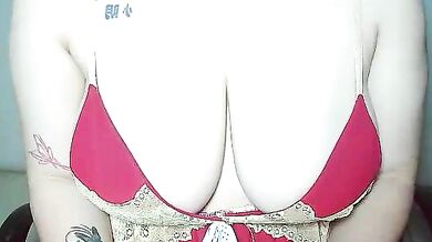 Jessica-Min strips, teases, and flashes in front of camera for the cheapest price!