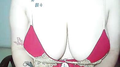 Jessica-Min strips, teases, and flashes in front of camera for the cheapest price!