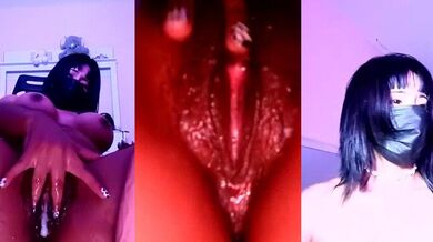 Watch Latin Summer's young body twerk & moan in a hot shower with dildos and vibrators