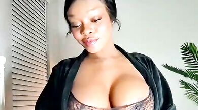 Watch Ataliahhh's Private Ebony Pussy Get Stretched Open and Squirt!