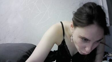 Sinner-5 - Porn Video [Bongacams]: shaved, wild moans, throbbing whispers