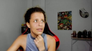 Milha__ - Porn Video [Cam4]: toned thighs, licking, seductive cleavage