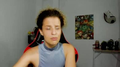 Milha__ - Porn Video [Cam4]: toned thighs, licking, seductive cleavage