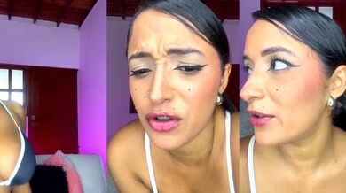 Shantal Lovee's oily public striptease - middle-priced toys included!