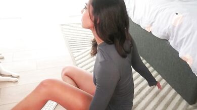 Sharon Baker's first time: Ravishing assets and nakedness for all!