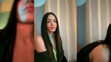 ShannonShanny's petite and young dildo-or-vibrator-filled body gets romantic and topless in HD