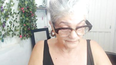 Latina cam girl FunnyGrandma goes wild with her big toys in a hot and heavy creampie session