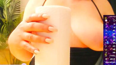 Watch Turkish MILF Nisan deepthroat big-tits-blowjob-or-vibrator-or-dildo-or-