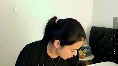 Petite-young Latina trimmed strapon brunettes Luxurious-privates-latin indulge in hot cam2cam action