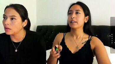 Petite-young Latina trimmed strapon brunettes Luxurious-privates-latin indulge in hot cam2cam action