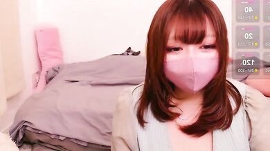 Nao_oO strips and teases with her big tits in HD video