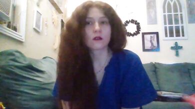 QueenCrimson - Porn Video [Cam4]: hot babe strips, captivating personality, live interaction