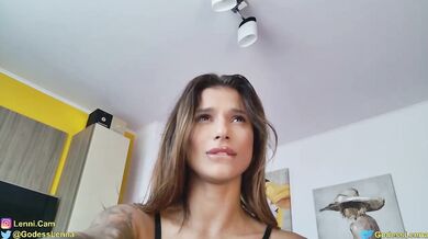LennaGodess - Porn Video [Bongacams]: alluring porn slut, enthusiastic streamer, short hot video