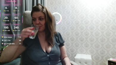 Taly1974 - Porn Video [Bongacams]: sensuous beauty, energetic streamer, striptease